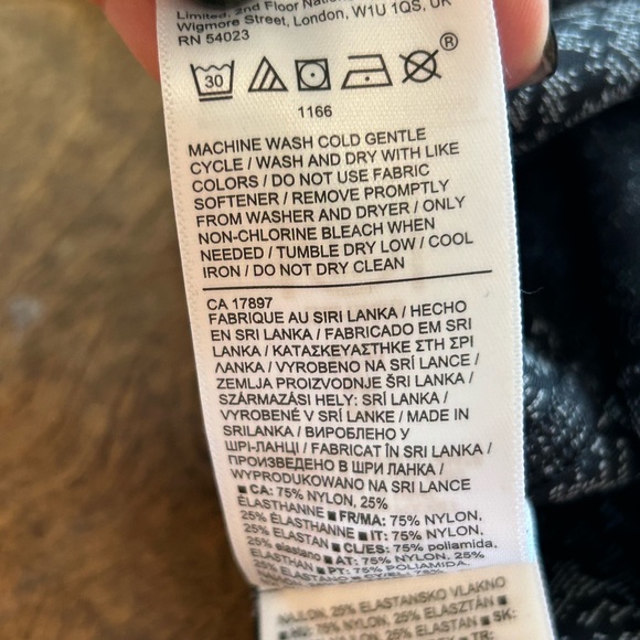 Women's Black and Gray Pants - Picture 7 of 11